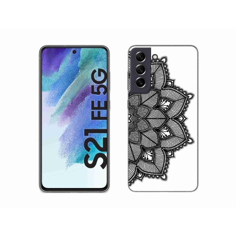 Gelový kryt mmCase na mobil Samsung Galaxy S21 FE 5G - mandala
