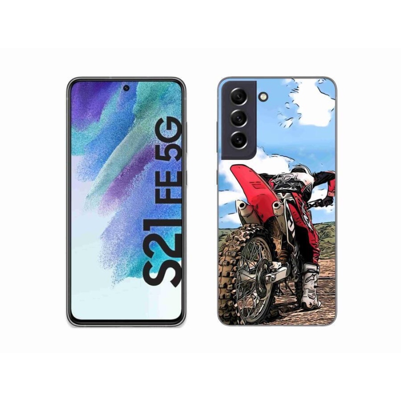 Gelový kryt mmCase na mobil Samsung Galaxy S21 FE 5G - moto