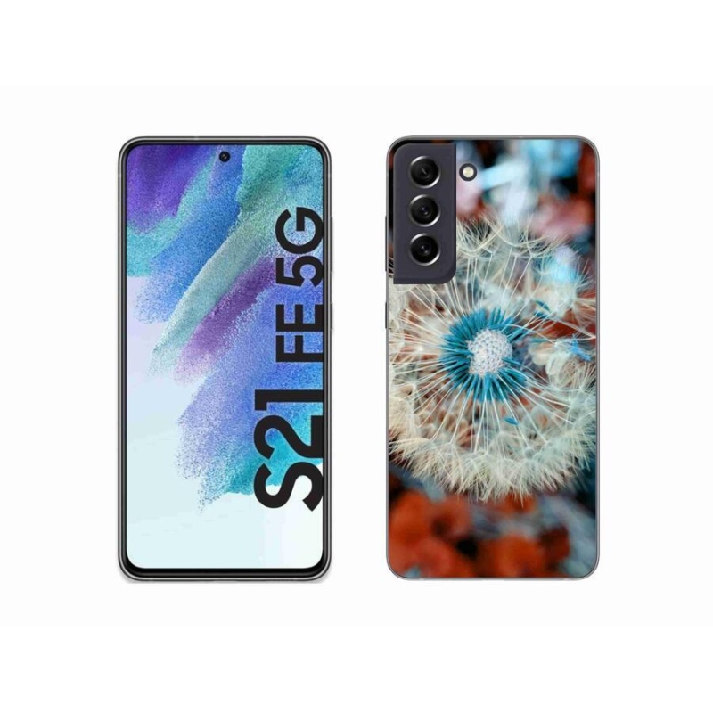Gelový kryt mmCase na mobil Samsung Galaxy S21 FE 5G - odkvetlá pampeliška 1