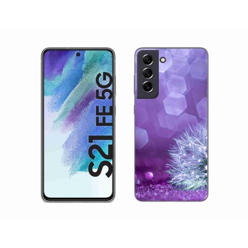 Gelový kryt mmCase na mobil Samsung Galaxy S21 FE 5G - odkvetlá pampeliška 2