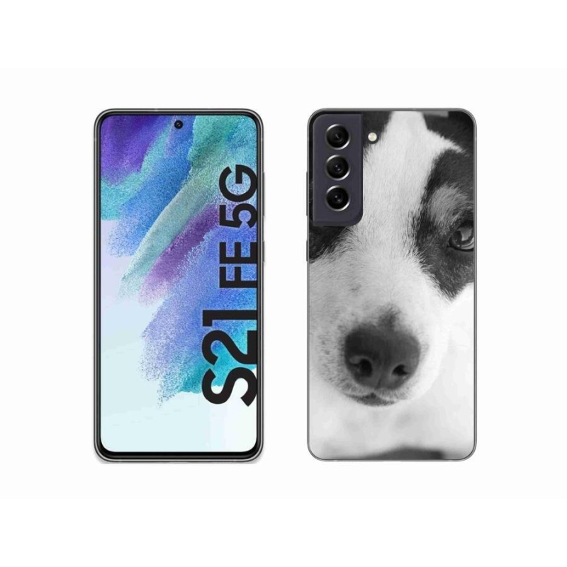 Gelový kryt mmCase na mobil Samsung Galaxy S21 FE 5G - pes