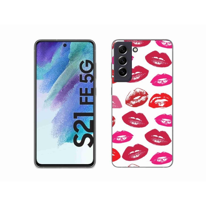 Gelový kryt mmCase na mobil Samsung Galaxy S21 FE 5G - rty