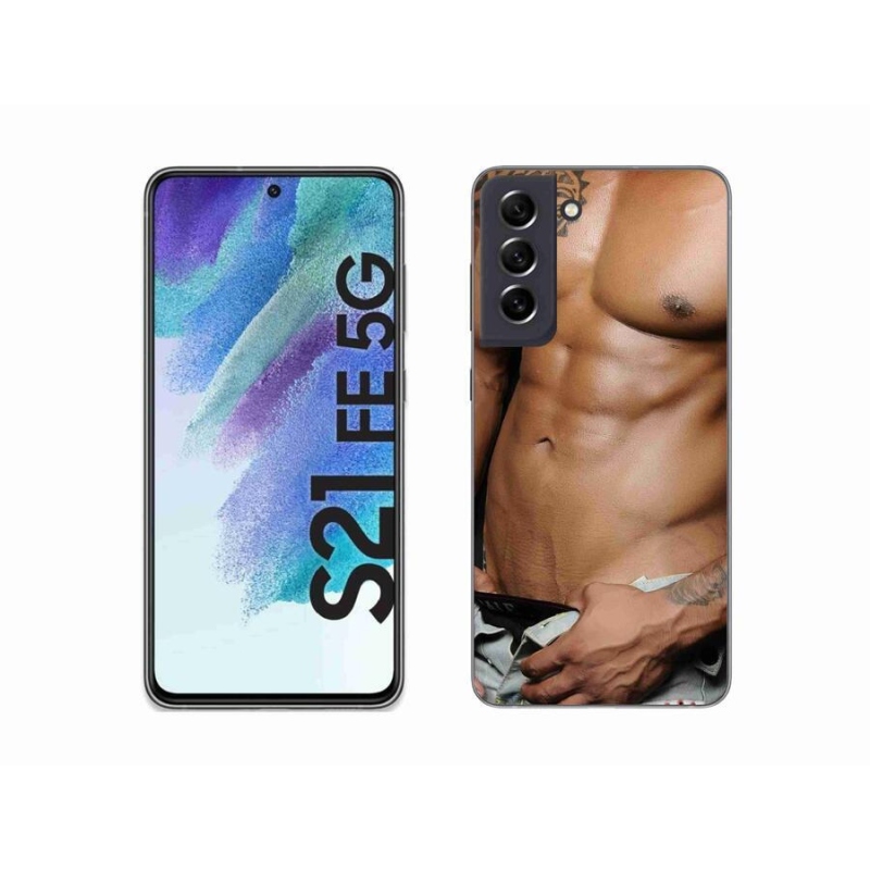 Gelový kryt mmCase na mobil Samsung Galaxy S21 FE 5G - sexy muž