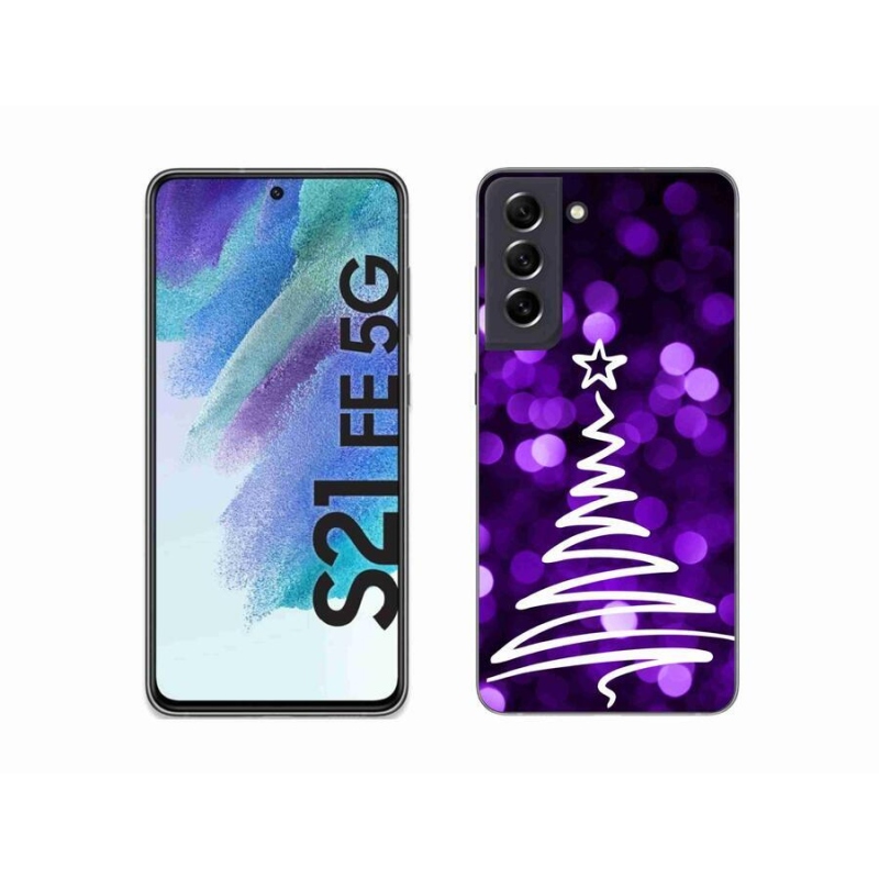 Gelový kryt mmCase na mobil Samsung Galaxy S21 FE 5G - stromek