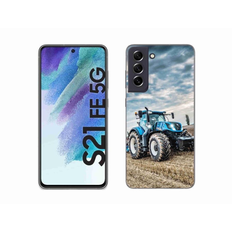 Gelový kryt mmCase na mobil Samsung Galaxy S21 FE 5G - traktor 2