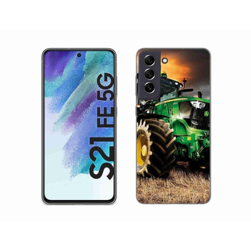 Gelový kryt mmCase na mobil Samsung Galaxy S21 FE 5G - traktor