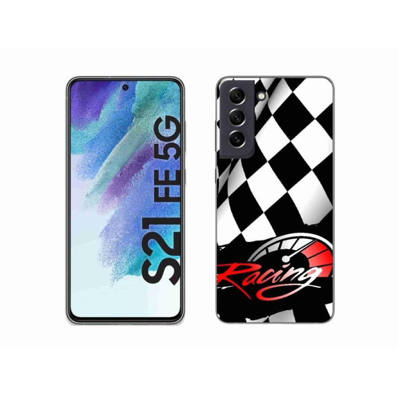 Gelový kryt mmCase na mobil Samsung Galaxy S21 FE 5G - závodění