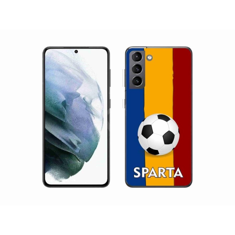 Gelový kryt mmCase na mobil Samsung Galaxy S21 - fotbal 1