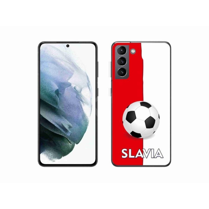 Gelový kryt mmCase na mobil Samsung Galaxy S21 - fotbal 2