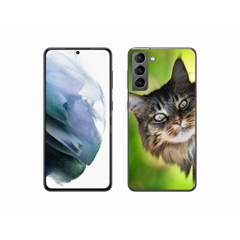 Gelový kryt mmCase na mobil Samsung Galaxy S21 - kočka 3