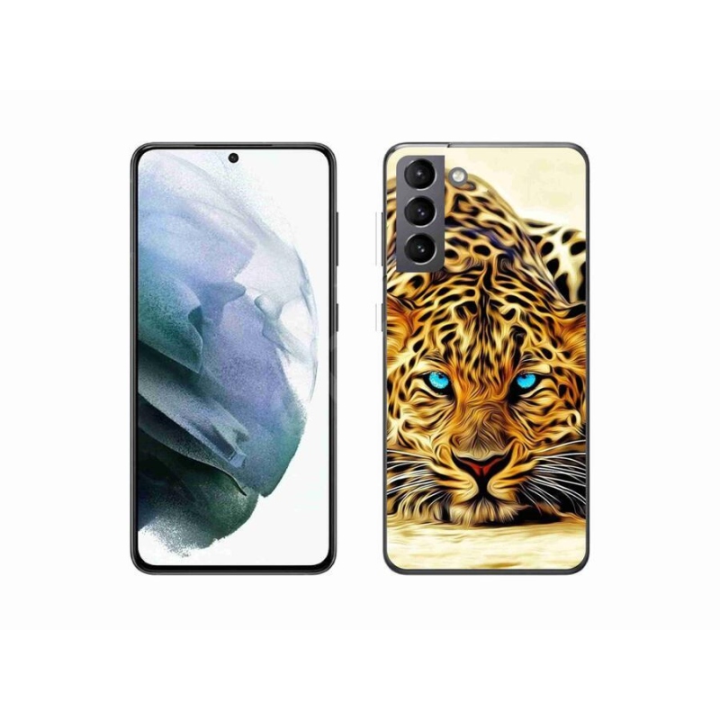 Gelový kryt mmCase na mobil Samsung Galaxy S21 - kreslený tygr