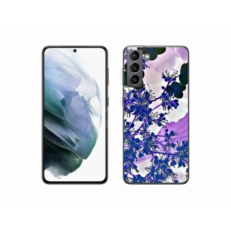 Gelový kryt mmCase na mobil Samsung Galaxy S21 - květ hortenzie