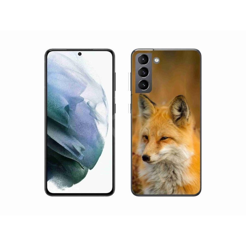 Gelový kryt mmCase na mobil Samsung Galaxy S21 - liška