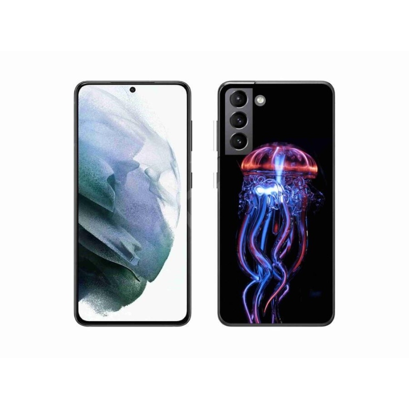 Gelový kryt mmCase na mobil Samsung Galaxy S21 - medúza
