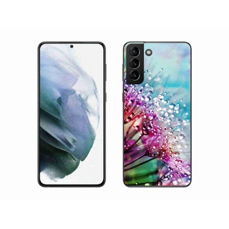 Gelový kryt mmCase na mobil Samsung Galaxy S21 Plus - barevné květy