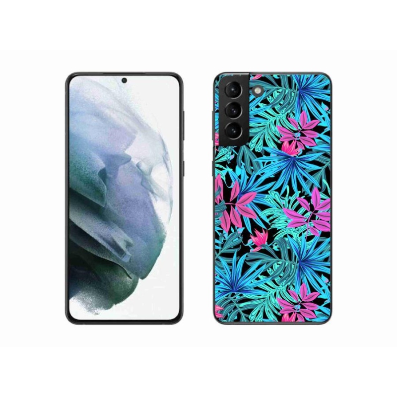 Gelový kryt mmCase na mobil Samsung Galaxy S21 Plus - květiny 3