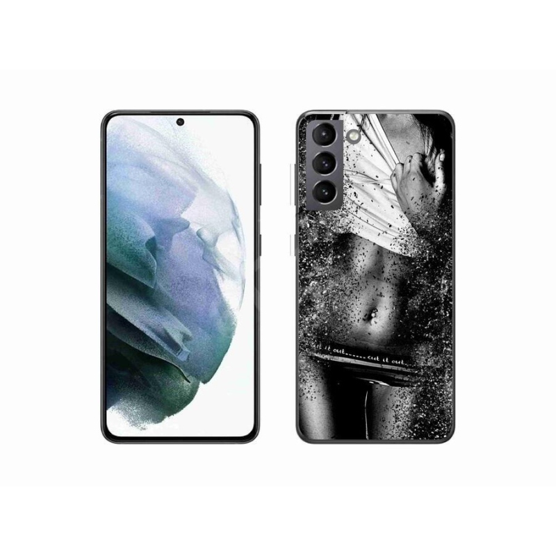 Gelový kryt mmCase na mobil Samsung Galaxy S21 - sexy žena 1
