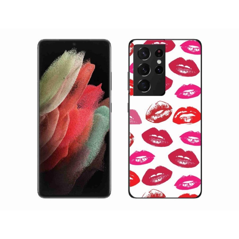 Gelový kryt mmCase na mobil Samsung Galaxy S21 Ultra 5G - rty