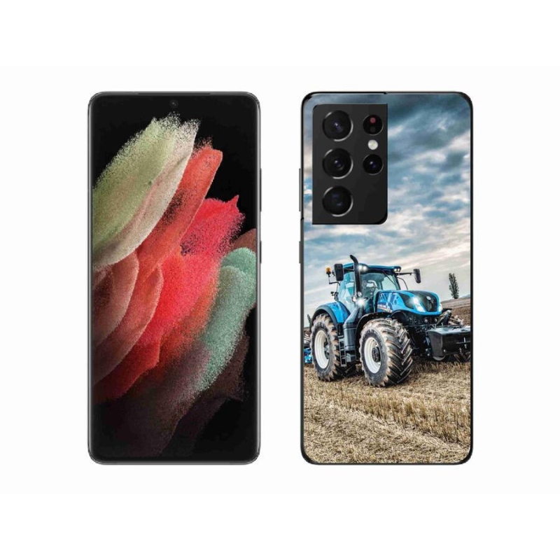 Gelový kryt mmCase na mobil Samsung Galaxy S21 Ultra 5G - traktor 2