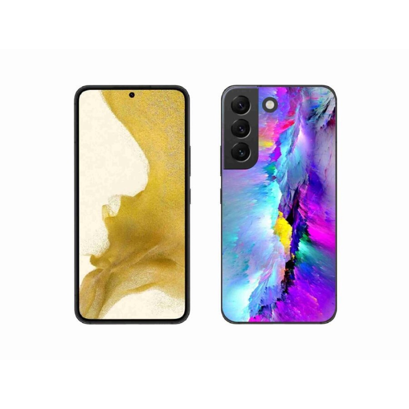Gelový kryt mmCase na mobil Samsung Galaxy S22 5G - abstrakt