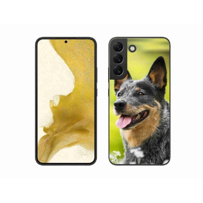 Gelový kryt mmCase na mobil Samsung Galaxy S22+ 5G - australský honácký pes