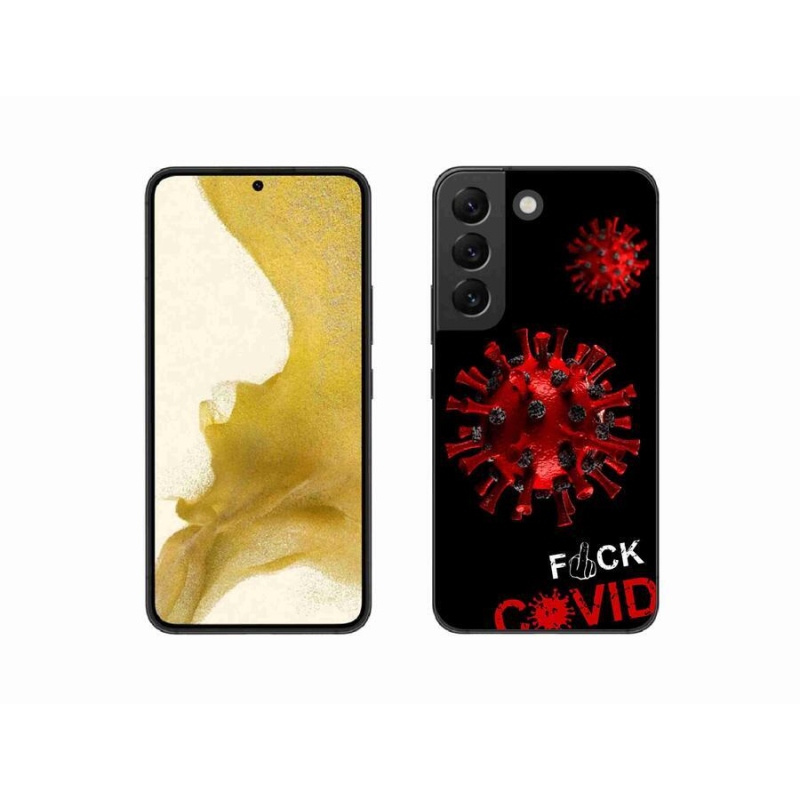 Gelový kryt mmCase na mobil Samsung Galaxy S22 5G - covid 3
