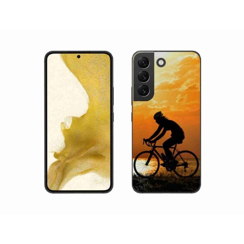 Gelový kryt mmCase na mobil Samsung Galaxy S22 5G - cyklovýlet