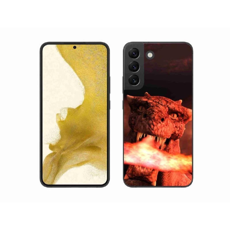 Gelový kryt mmCase na mobil Samsung Galaxy S22+ 5G - drak