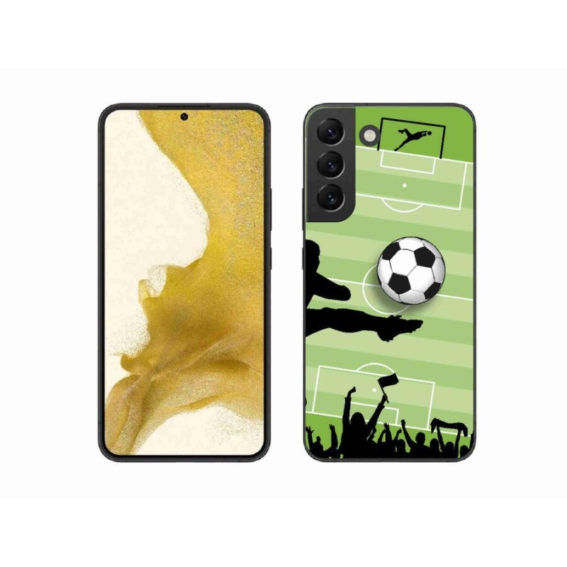 Gelový kryt mmCase na mobil Samsung Galaxy S22+ 5G - fotbal 3