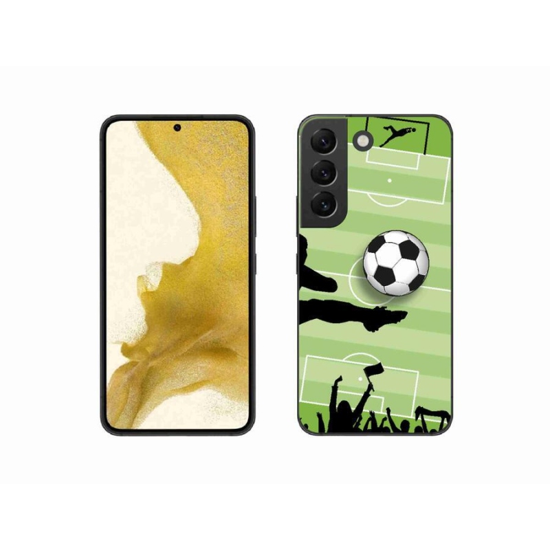 Gelový kryt mmCase na mobil Samsung Galaxy S22 5G - fotbal 3