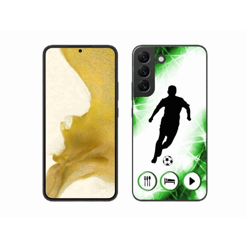 Gelový kryt mmCase na mobil Samsung Galaxy S22+ 5G - fotbalista