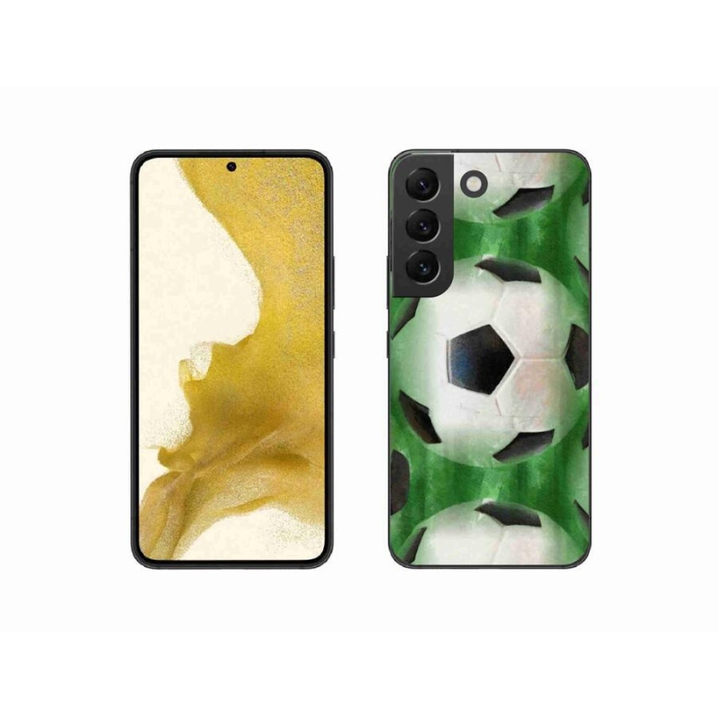 Gelový kryt mmCase na mobil Samsung Galaxy S22 5G - fotbalový míč