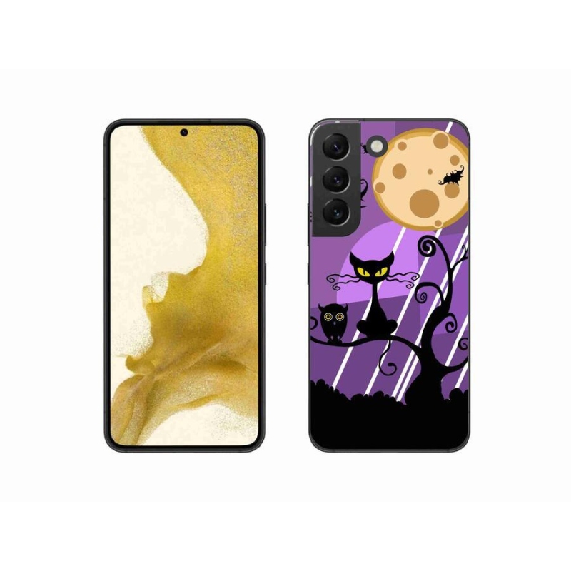 Gelový kryt mmCase na mobil Samsung Galaxy S22 5G - halloween