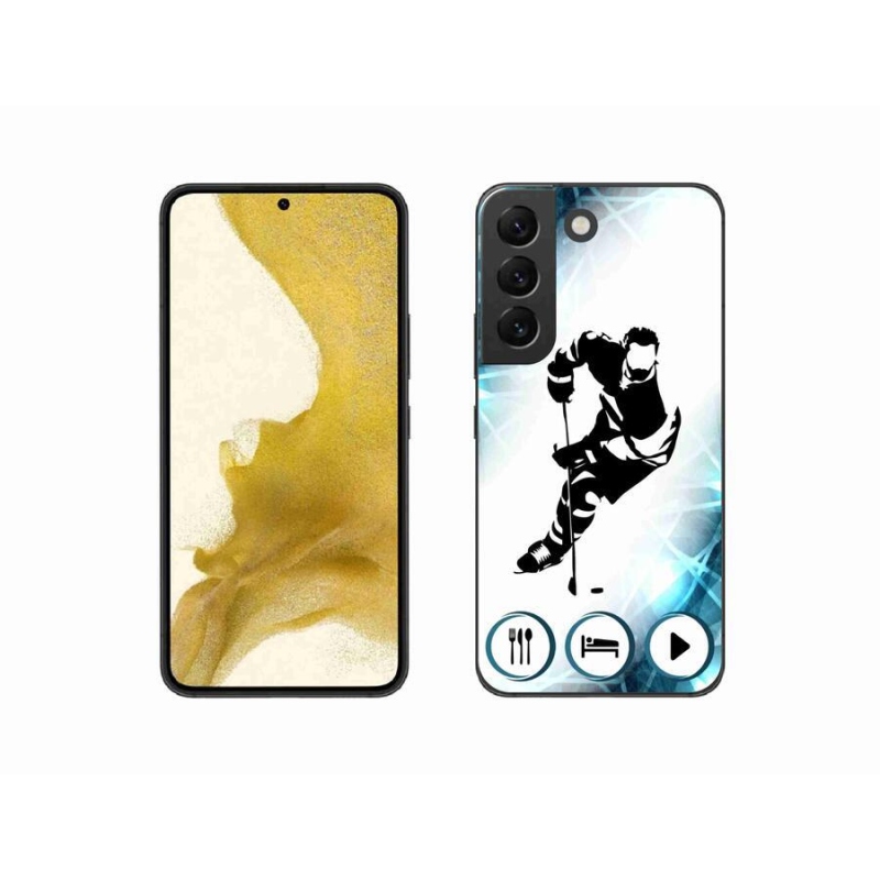 Gelový kryt mmCase na mobil Samsung Galaxy S22 5G - hokej 1