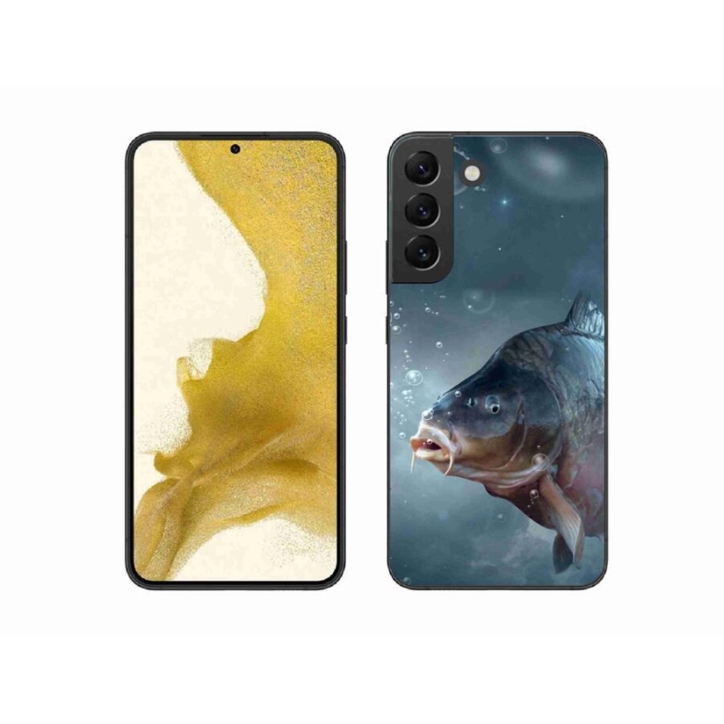 Gelový kryt mmCase na mobil Samsung Galaxy S22+ 5G - kapr a bublinky