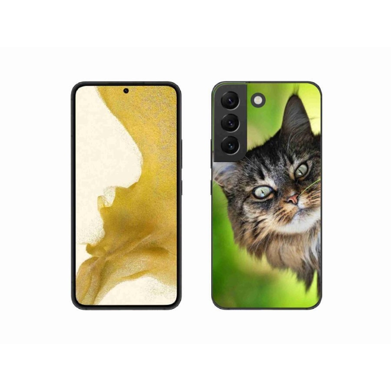 Gelový kryt mmCase na mobil Samsung Galaxy S22 5G - kočka 3