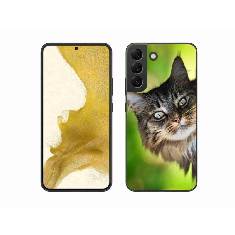 Gelový kryt mmCase na mobil Samsung Galaxy S22+ 5G - kočka 3