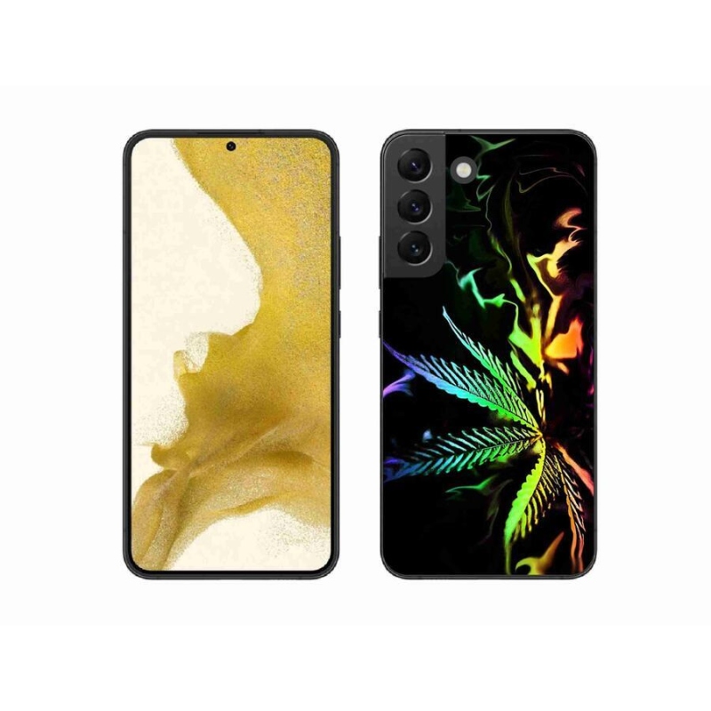 Gelový kryt mmCase na mobil Samsung Galaxy S22+ 5G - konopí 2