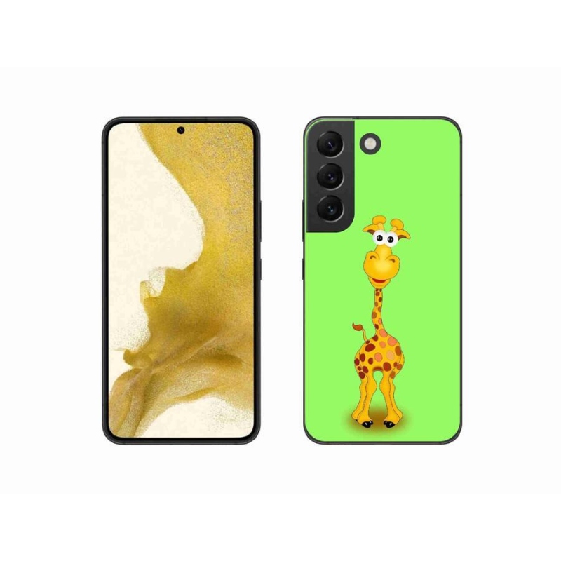Gelový kryt mmCase na mobil Samsung Galaxy S22 5G - kreslená žirafa