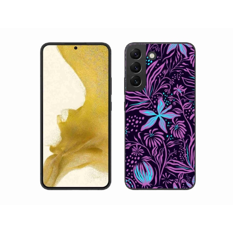 Gelový kryt mmCase na mobil Samsung Galaxy S22+ 5G - květiny 2