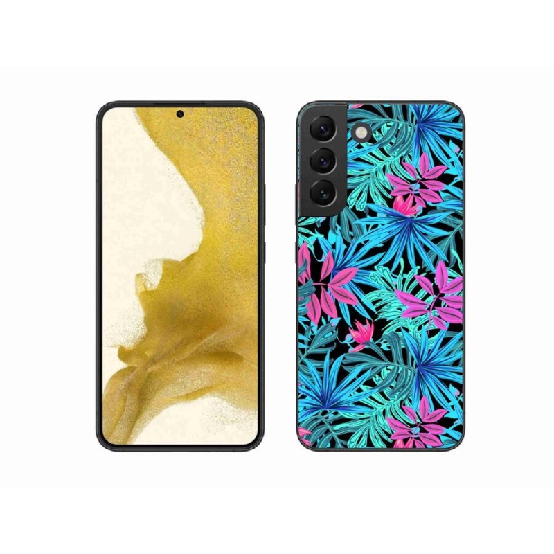 Gelový kryt mmCase na mobil Samsung Galaxy S22+ 5G - květiny 3