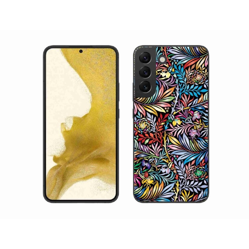 Gelový kryt mmCase na mobil Samsung Galaxy S22+ 5G - květiny 5