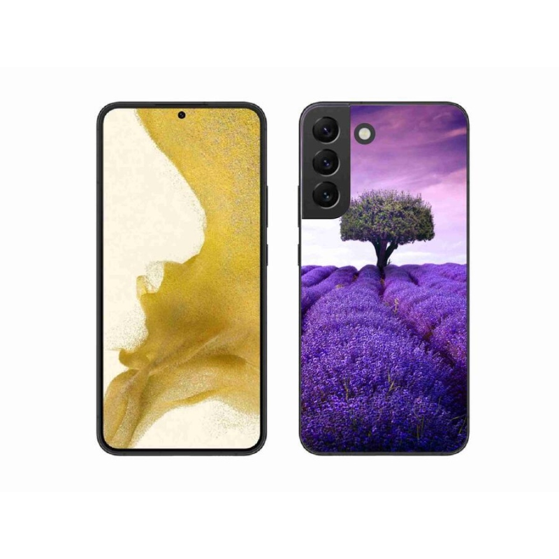 Gelový kryt mmCase na mobil Samsung Galaxy S22+ 5G - levandulová louka