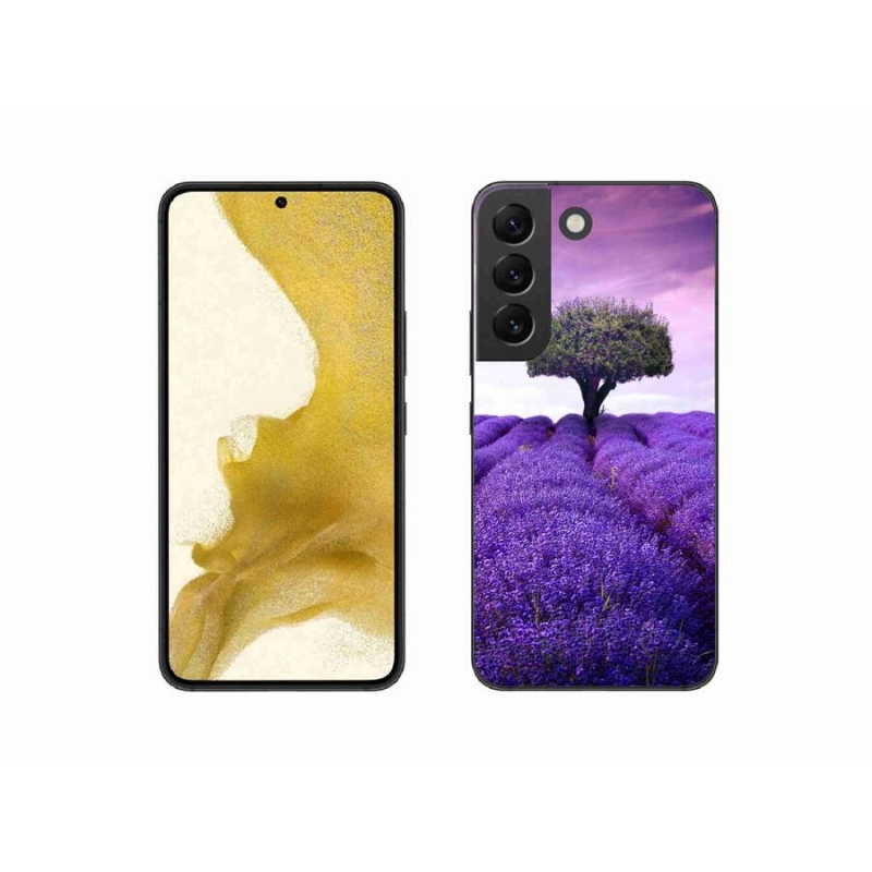 Gelový kryt mmCase na mobil Samsung Galaxy S22 5G - levandulová louka