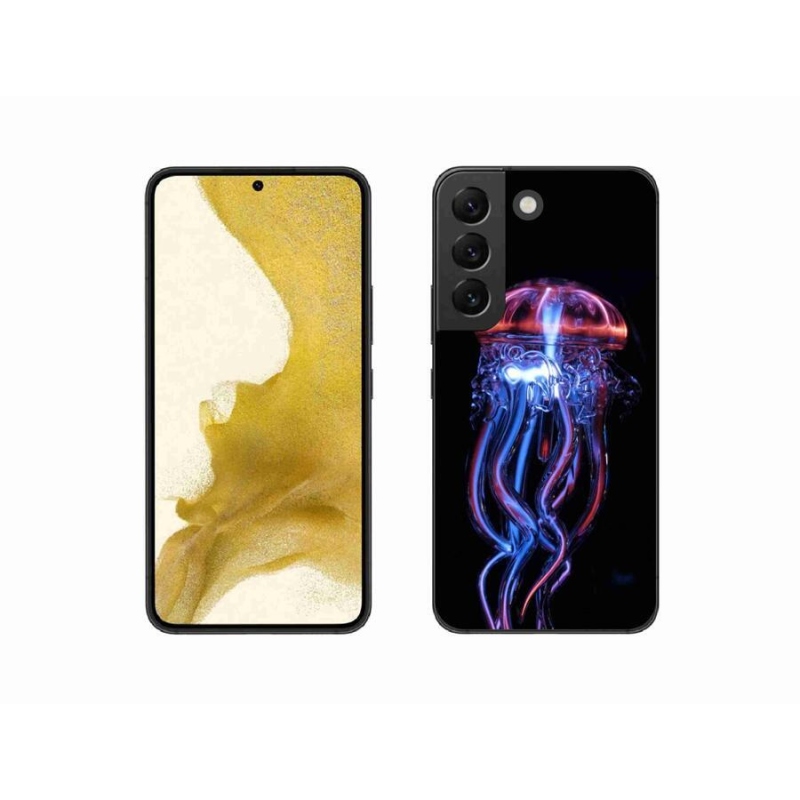 Gelový kryt mmCase na mobil Samsung Galaxy S22 5G - medúza
