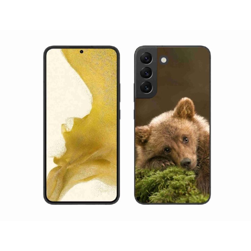 Gelový kryt mmCase na mobil Samsung Galaxy S22+ 5G - medvěd