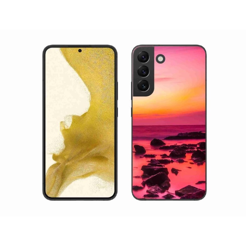 Gelový kryt mmCase na mobil Samsung Galaxy S22+ 5G - moře a záře