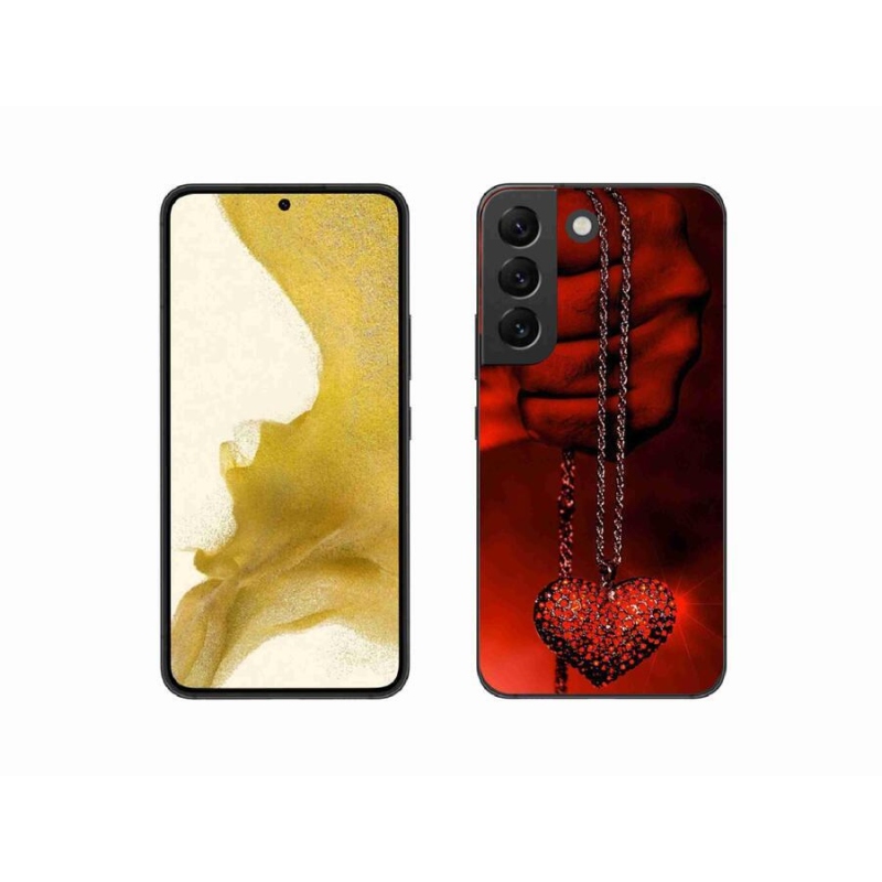 Gelový kryt mmCase na mobil Samsung Galaxy S22 5G - náhrdelník