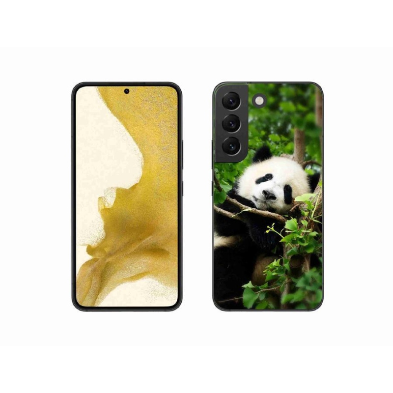 Gelový kryt mmCase na mobil Samsung Galaxy S22 5G - panda