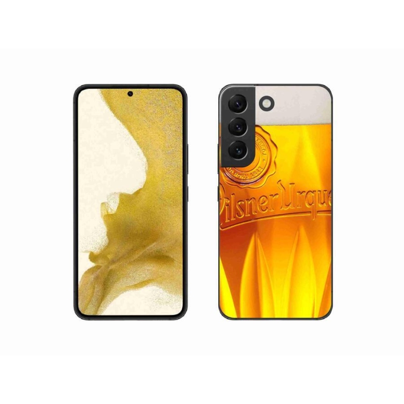 Gelový kryt mmCase na mobil Samsung Galaxy S22 5G - pivo